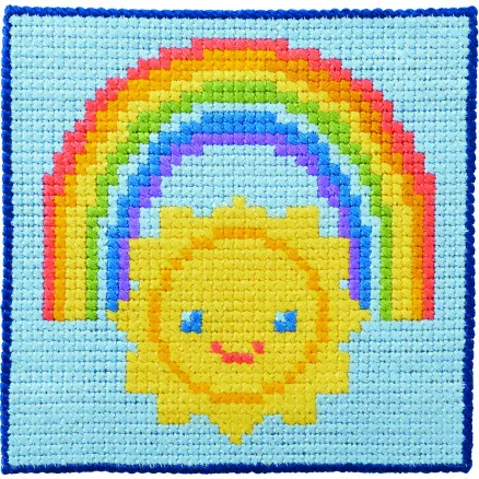 Permin Kirjontasarja Lasten Stramaj Aurinko 25x25cm