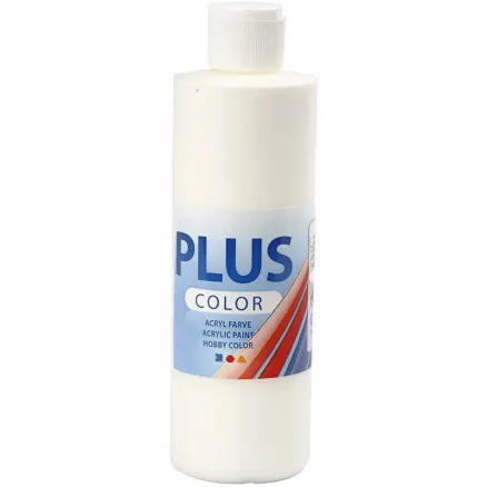 Plus Color harrastusmaali, off white, 250ml